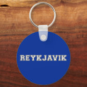 Reykjavik Ijsland Sleutelhanger (Voorkant)