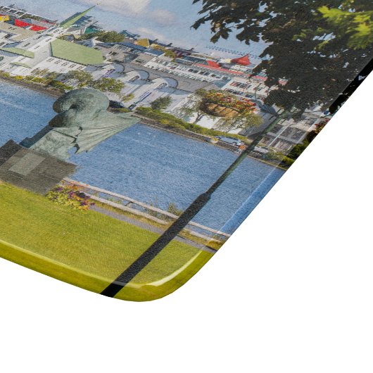 Reykjavik Ijsland Snijplank (Hoek)