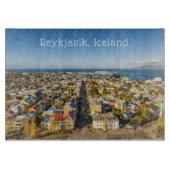Reykjavik Ijsland Snijplank (Voorkant)
