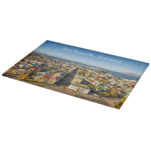 Reykjavik Ijsland Snijplank (Hoek)