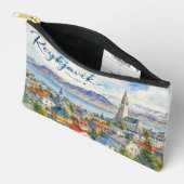 Reykjavik IJsland souvenir aquarel Etui (Open)