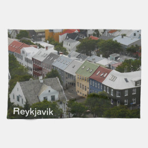 Reykjavik IJsland Tea Towel Theedoek