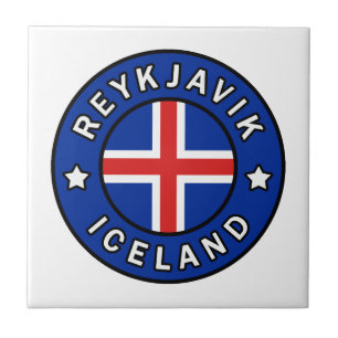 Reykjavik IJsland Tegeltje