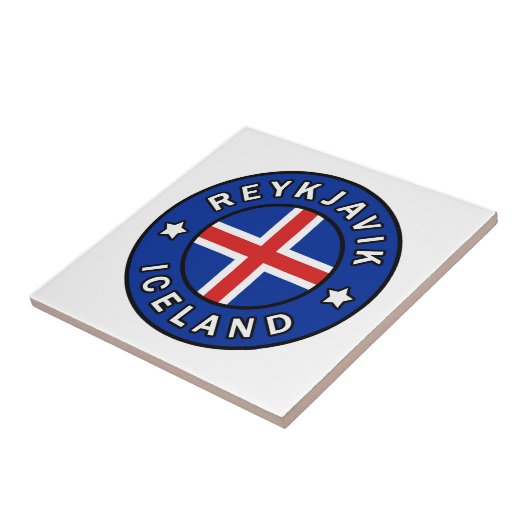 Reykjavik IJsland Tegeltje (Zijkant)