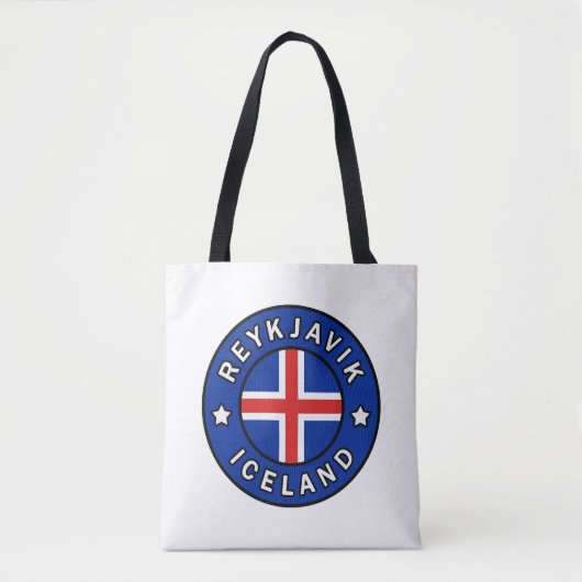 Reykjavik Ijsland Tote Bag (Voorkant)