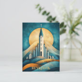 Reykjavik IJsland Travel Briefkaart (Staand voorkant)