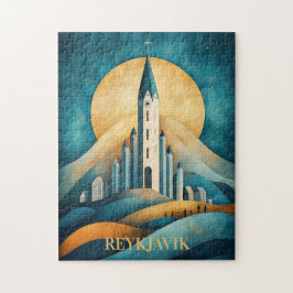 Reykjavik IJsland Travel Legpuzzel