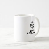 REYKJAVIK KEEP CALM -.png Koffiemok (Voorkant rechts)