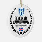 Reykjavík Keramisch Ornament (Rechts)