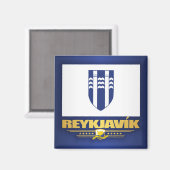 Reykjavik Magneet (Voorkant / Achterkant)