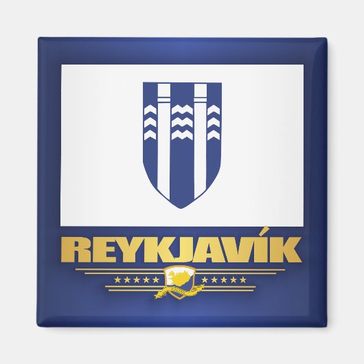 Reykjavik Magneet (Voorkant)