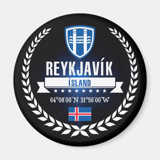 Reykjavík Magneet (Voorkant)