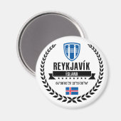 Reykjavík Magneet (Voorkant / Achterkant)