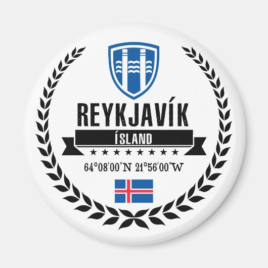 Reykjavík Magneet (Voorkant)