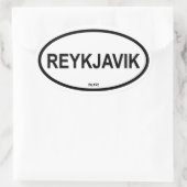 REYKJAVIK OVALE STICKER (Tas)