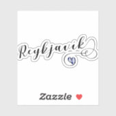 Reykjavík, Reykjavik Heart Flag Sticker (Vel)