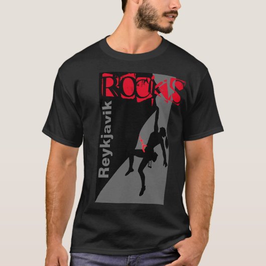 Reykjavik Rocks T-shirt (Voorkant)