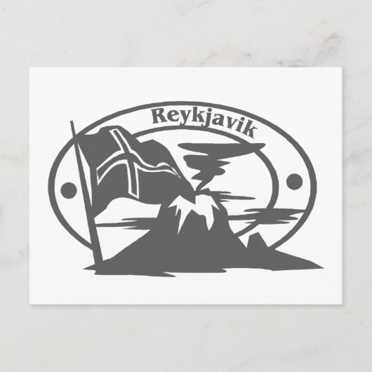 Reykjavik Stamp Briefkaart (Voorkant)