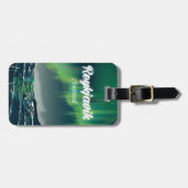 Reykjavik Vintage Reisposter Bagagelabel (Voorkant horizontaal)