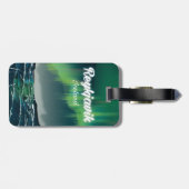 Reykjavik Vintage Reisposter Bagagelabel (Achterkant horizontaal)