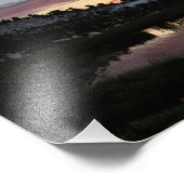 Reymann Lake Sunset - Yosemite Foto Afdruk (Hoek)