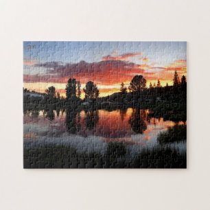 Reymann Lake Sunset - Yosemite Legpuzzel
