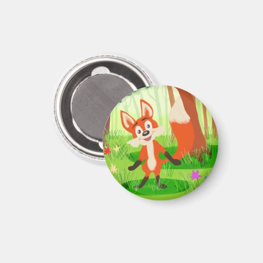 Reynard de Fox Magneet (Voorkant / Achterkant)