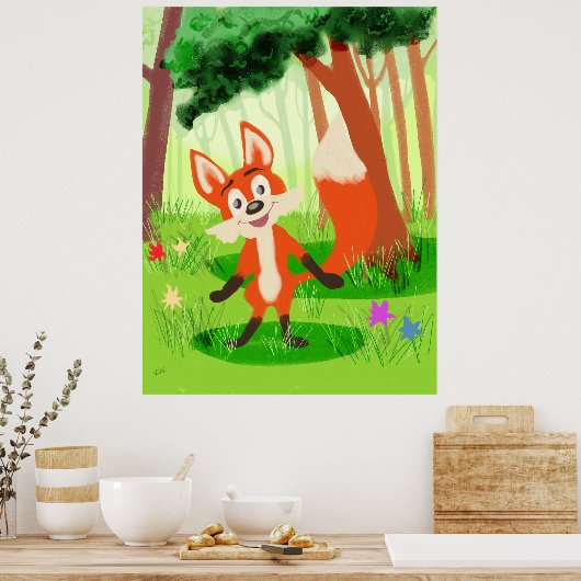 Reynard de Fox Poster (Keuken)