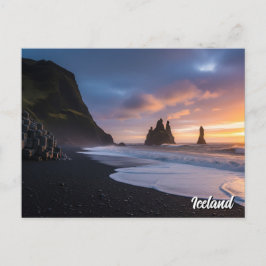 Reynisdrangar Iceland Travel Briefkaart
