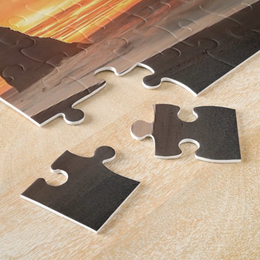 Reynisdrangar Zee Cliffs IJsland gestileerd Legpuzzel (Zijkant)