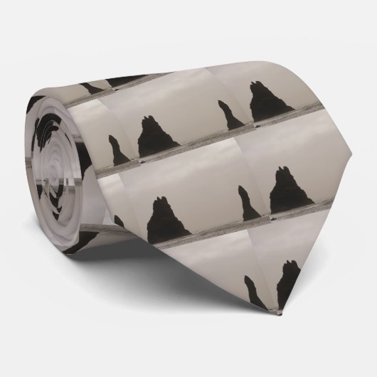 Reynisdrangar Zee Stacks Stropdas (Opgerold)