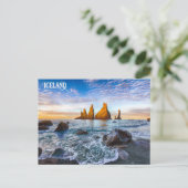 Reynisfjara Beach, IJsland Briefkaart (Staand voorkant)