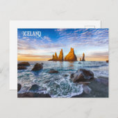 Reynisfjara Beach, IJsland Briefkaart (Voorkant / Achterkant)