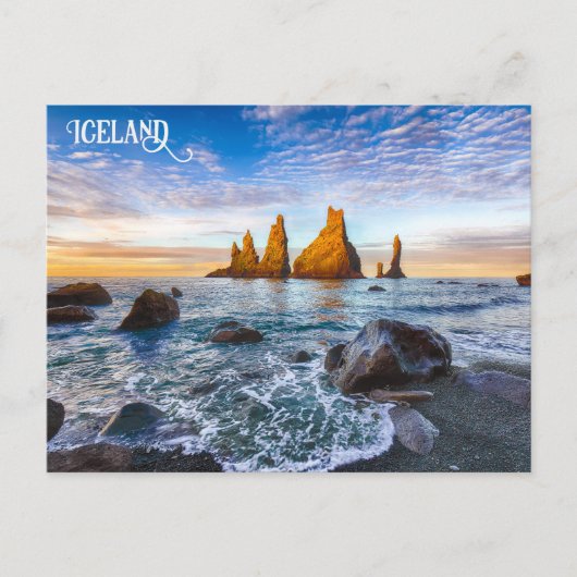 Reynisfjara Beach, IJsland Briefkaart (Voorkant)