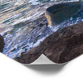 Reynisfjara Beach, IJsland Poster (Hoek)