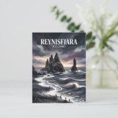 Reynisfjara IJsland Briefkaart (Staand voorkant)