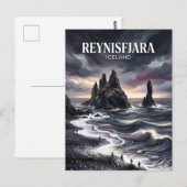 Reynisfjara IJsland Briefkaart (Voorkant / Achterkant)