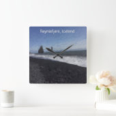 Reynisfjara, IJsland Vierkante Klok (Huis)