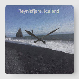 Reynisfjara, IJsland Vierkante Klok