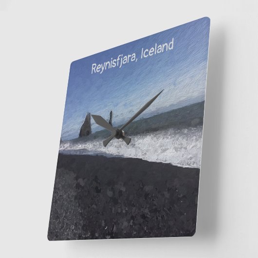 Reynisfjara, IJsland Vierkante Klok (Hoek)