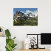 Reynolds Mountain en Reynolds Creek Valley Poster (Thuiskantoor)