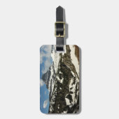 Reynolds Mountain vanaf Logan Pass in Glacier Park Bagagelabel (Voorkant verticaal)