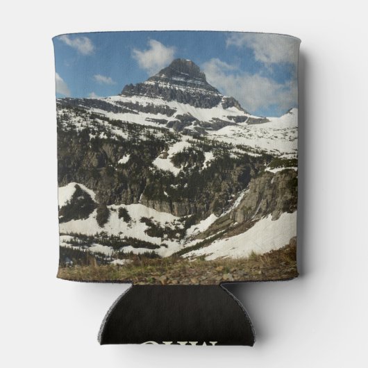 Reynolds Mountain vanaf Logan Pass in Glacier Park Blikjeskoeler (Achterkant)