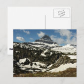 Reynolds Mountain vanaf Logan Pass in Glacier Park Briefkaart (Voorkant / Achterkant)