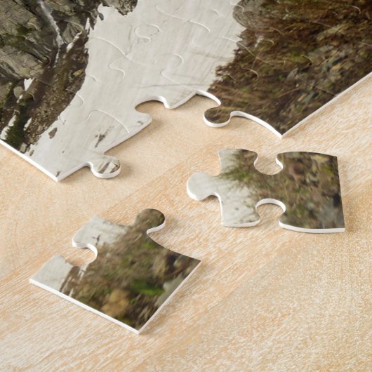 Reynolds Mountain vanaf Logan Pass in Glacier Park Legpuzzel (Zijkant)