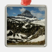 Reynolds Mountain vanaf Logan Pass in Glacier Park Metalen Ornament (Voorkant)