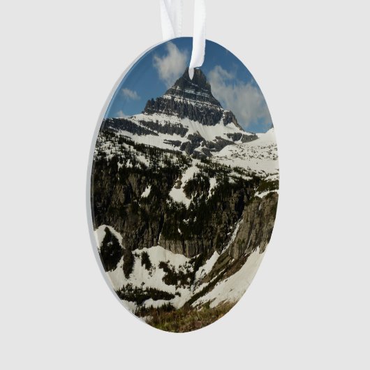 Reynolds Mountain vanaf Logan Pass in Glacier Park Ornament (voorkant)