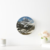 Reynolds Mountain vanaf Logan Pass in Glacier Park Ronde Klok (Huis)