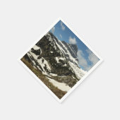 Reynolds Mountain vanaf Logan Pass in Glacier Park Servet (Hoek)