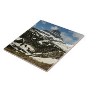 Reynolds Mountain vanaf Logan Pass in Glacier Park Tegeltje (Zijkant)